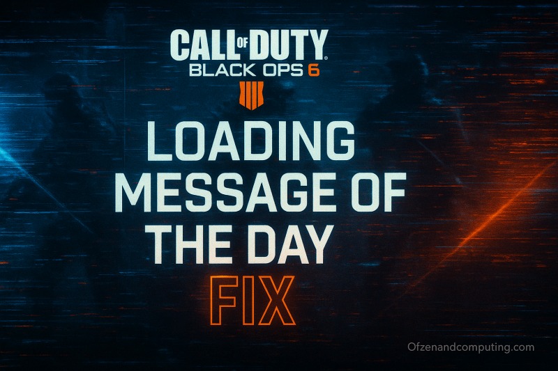 Black Ops 6 & Warzone: How to Fix Loading Message of the Day Bug