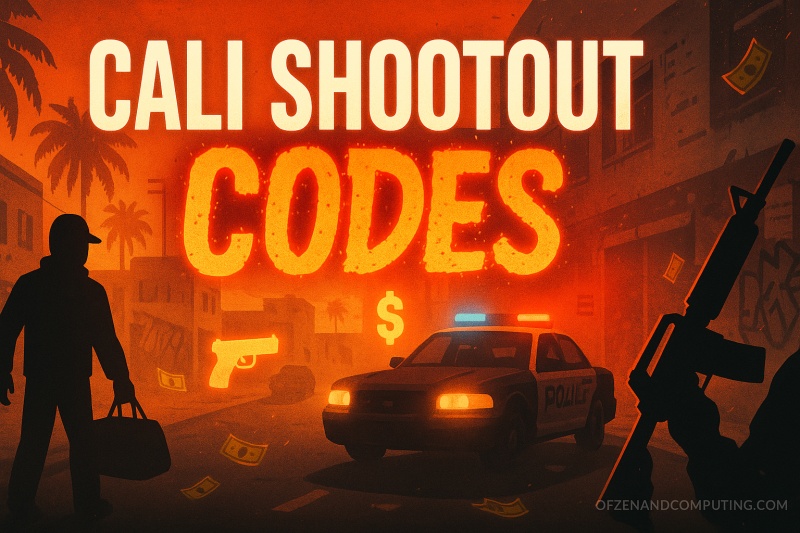 Cali Shootout Codes 2025