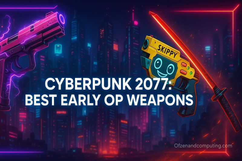 Cyberpunk 2077 - Best Early OP Weapons & How to Get Them