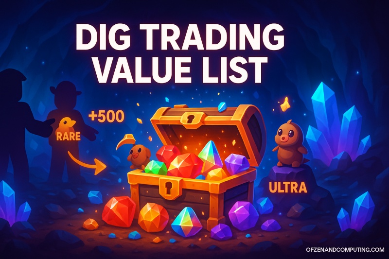 DIG Trading Value List 2025