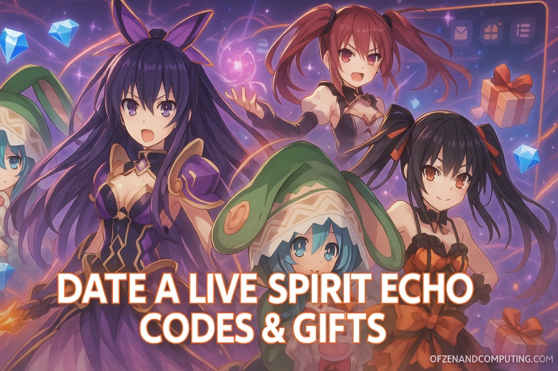 Date A Live Spirit Echo Codes 2025