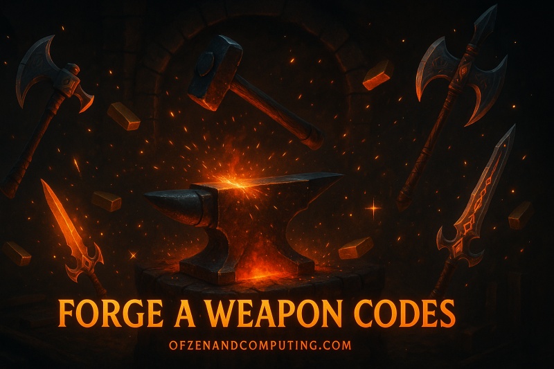 Forge a Weapon Codes 2025