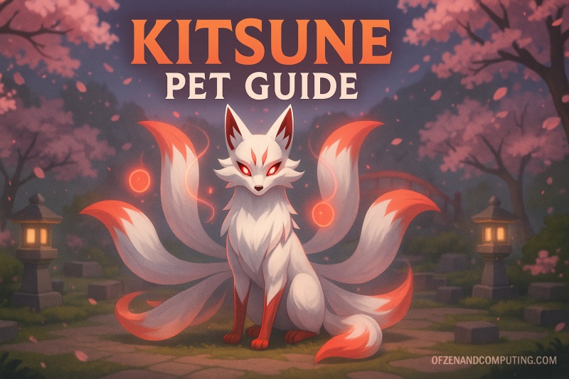 Grow A Garden Kitsune Nine-Tailed Fox Pet Guide 2025