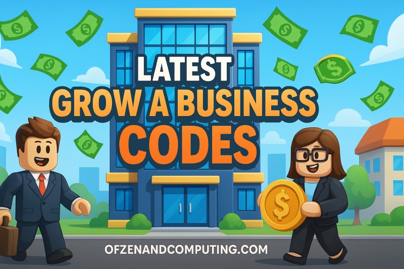 Grow a Business Codes 2025