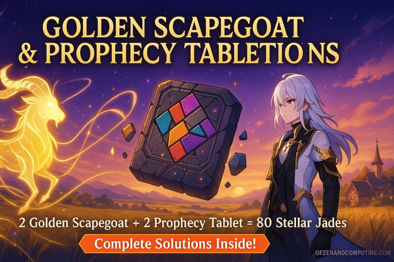 HSR 3.4: Golden Scapegoat and Prophecy Tablet Solutions