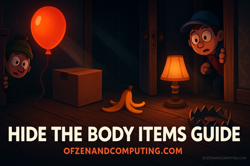 Hide The Body Items Guide