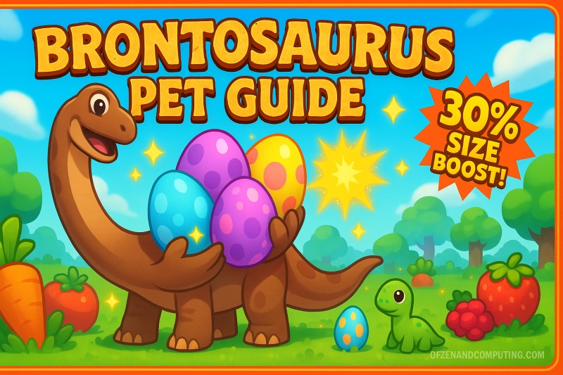 How To Get The Grow A Garden Brontosaurus Pet + Benefits