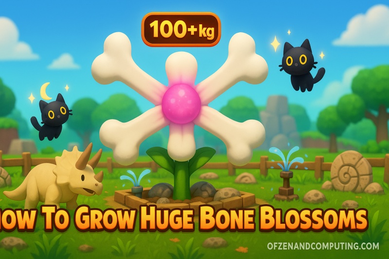 How To Grow Huge Bone Blossoms in Grow A Garden