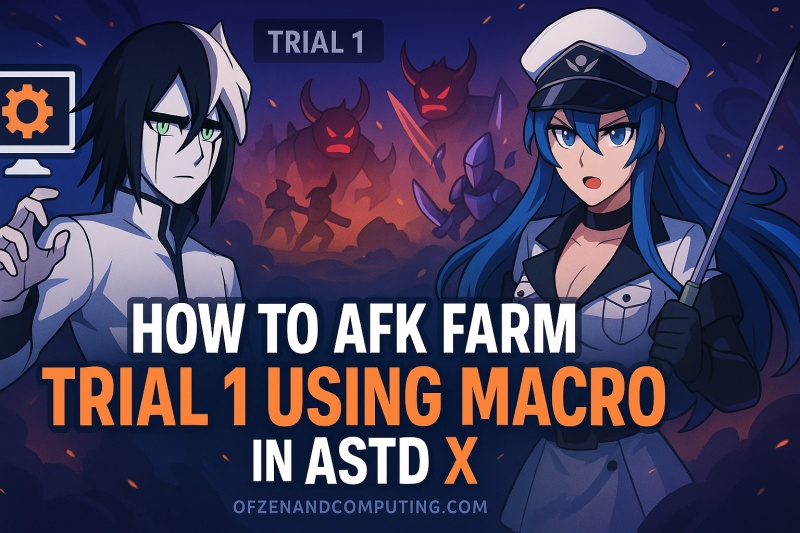 How to AFK Farm Trial 1 Using Macro in ASTD X