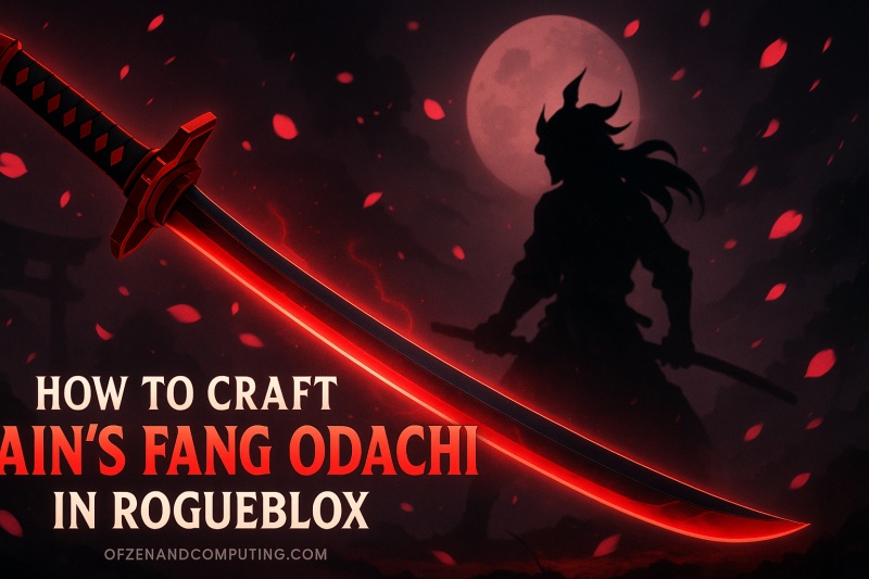 How to Craft Cain's Fang Odachi in Rogueblox