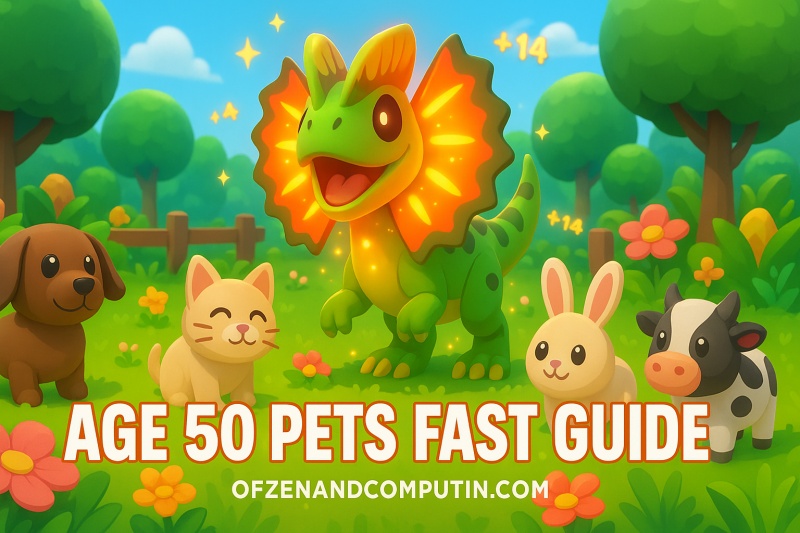 How to Get Age 50 Pets FAST Grow A Garden