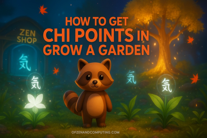 How to Get Chi Points in Grow a Garden Roblox