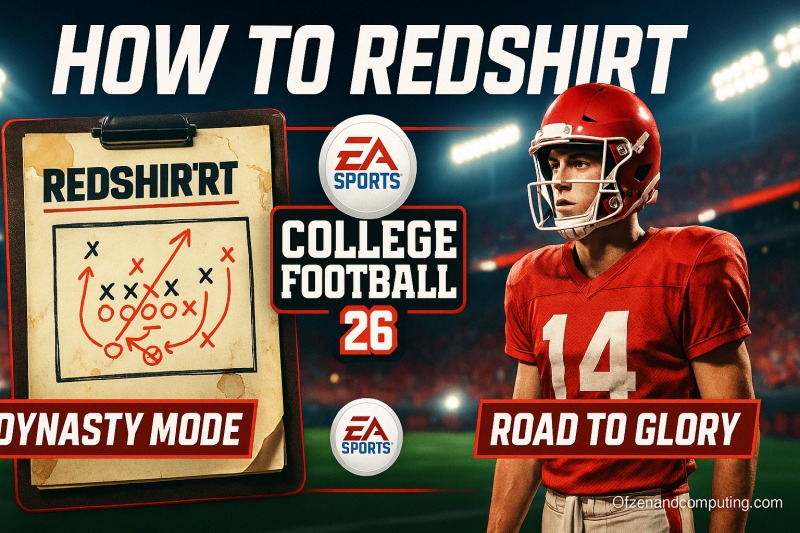 How to Redshirt in College Football 26 Dynasty & Road to Glory