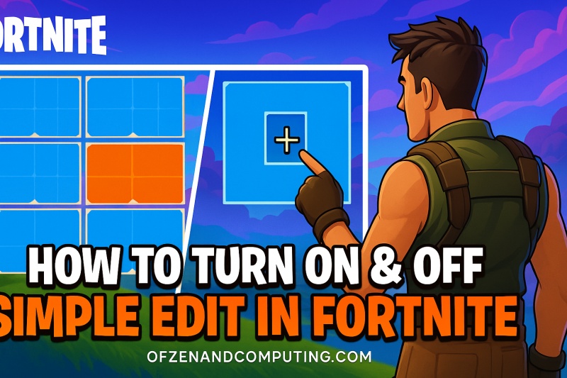 How to Turn On and Off Simple Edit in Fortnite