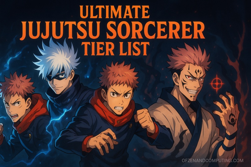 Jujutsu Sorcerer Tier List 2025