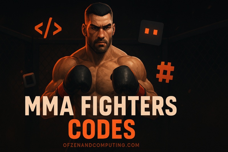 MMA Fighters Codes 2025