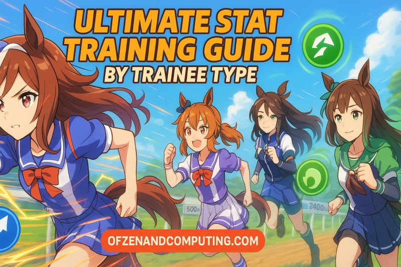 Master Umamusume Stat Training by Trainee Type