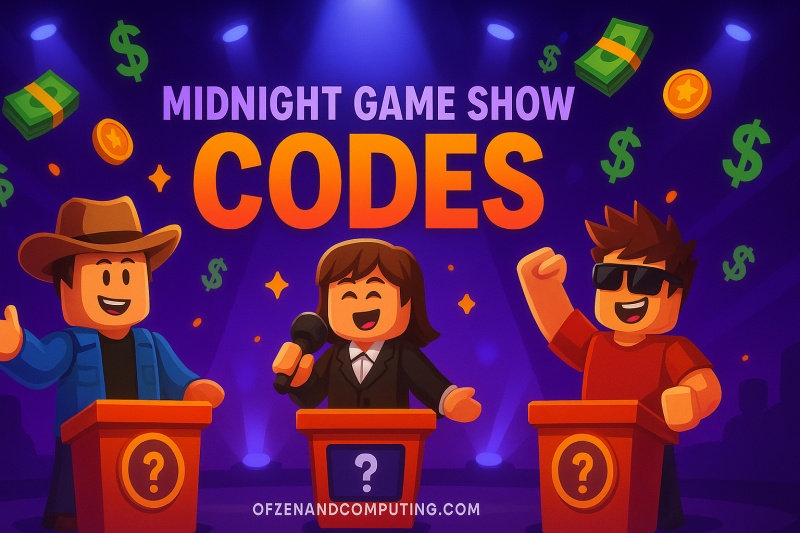 Midnight Game Show Codes 2025
