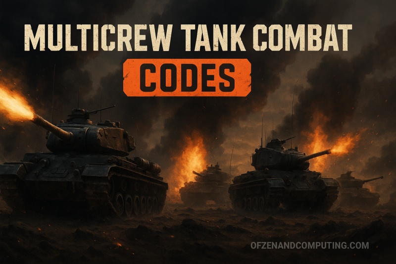 Multicrew Tank Combat Codes 2025