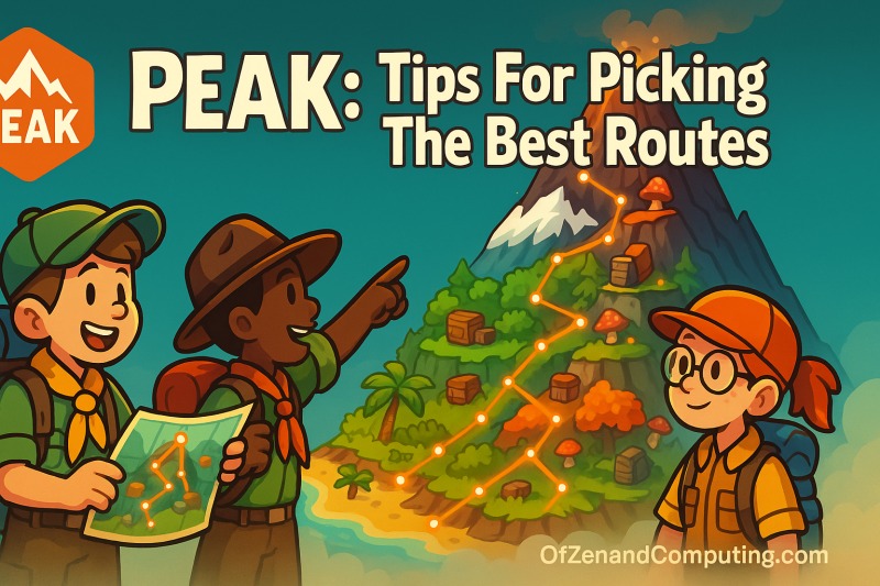 PEAK - Tips For Picking The Best Routes Guide