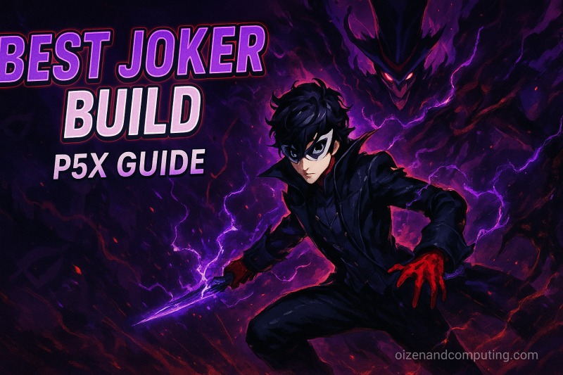 Persona 5 The Phantom X Best Joker Build Guide