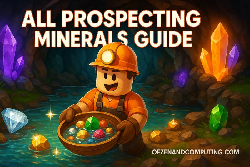 Prospecting Minerals List