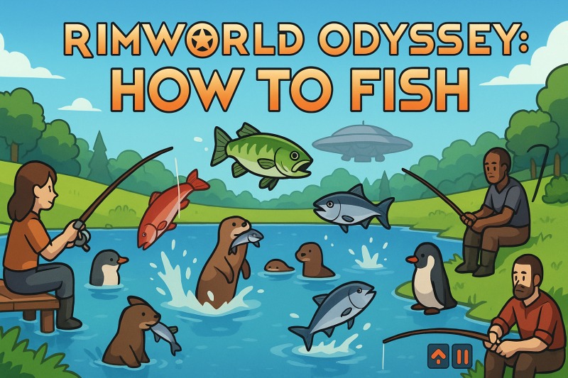 RimWorld Odyssey - How to Fish (Guide) Catch EVERY Fish