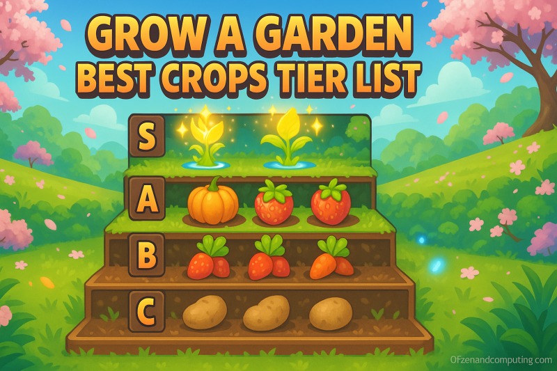 Roblox Grow a Garden BEST Crops Tier List (2025) All 110+ Seeds