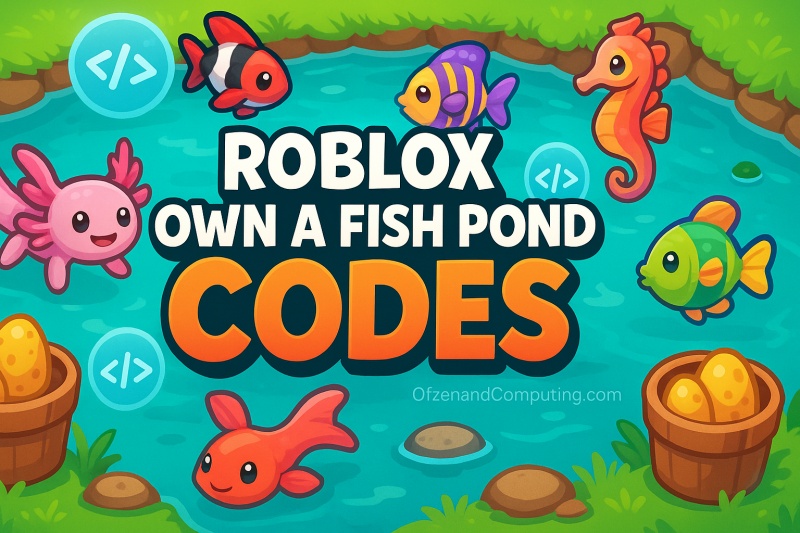 Roblox Own a Fish Pond Codes 2025
