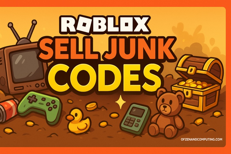 Roblox Sell Junk Codes 2025