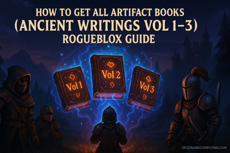 RogueBlox Artifact Books guide