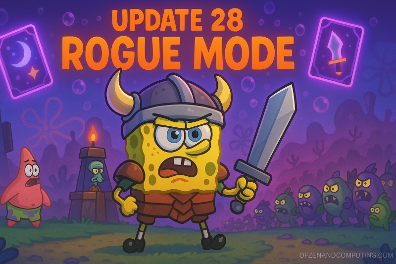 SpongeBob Tower Defense Update 28 Rogue Guide 2025
