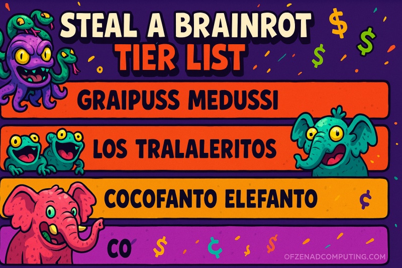 Steal A Brainrot Tier List 2025