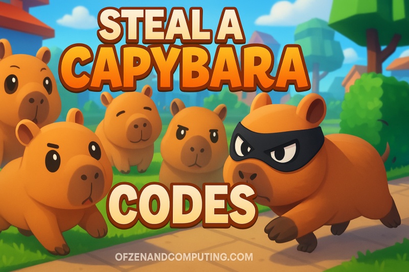 Steal a Capybara Codes 2025