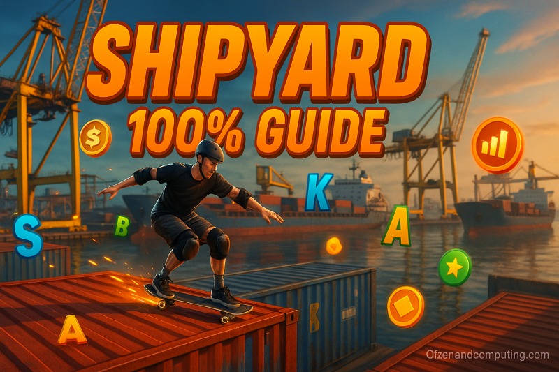 THPS 3+4: Shipyard 100% Goals & Collectibles