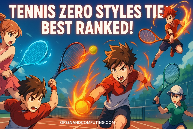 Tennis Zero Styles Tier List 2025