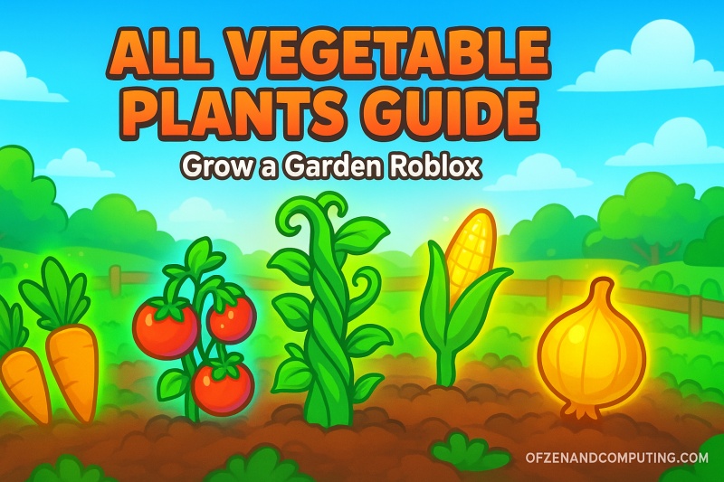 All 27 Vegetable Plants in Grow a Garden