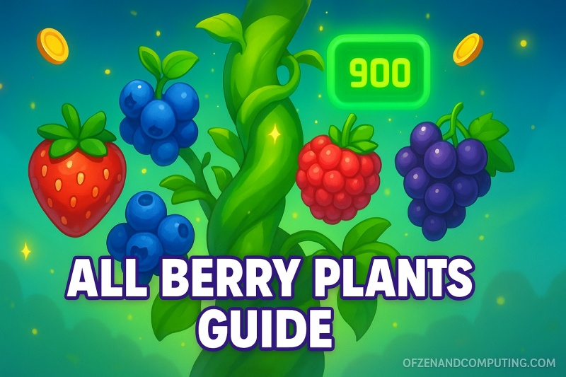 All 9 Berry Plants in Grow a Garden