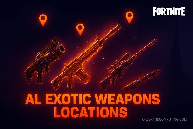 All Exotic Weapons Locations in Fortnite