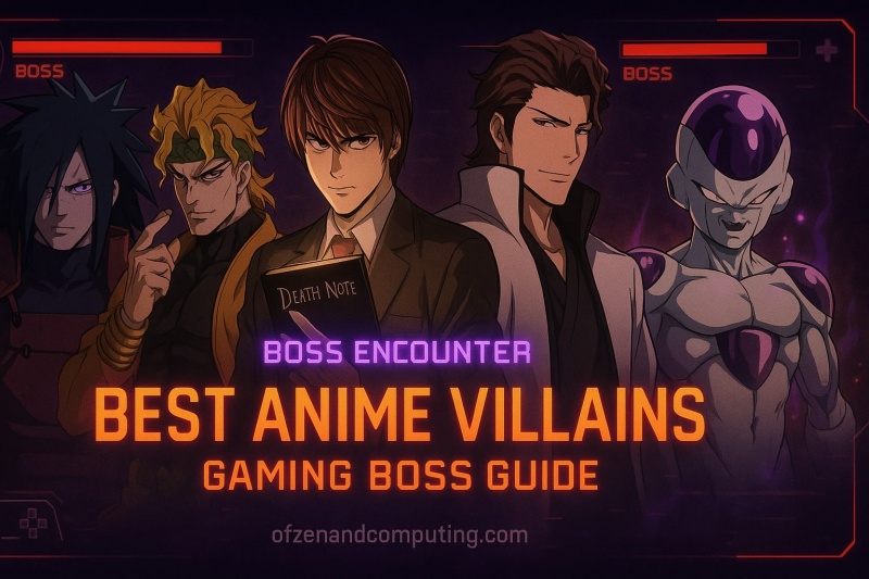 Best Anime Villains