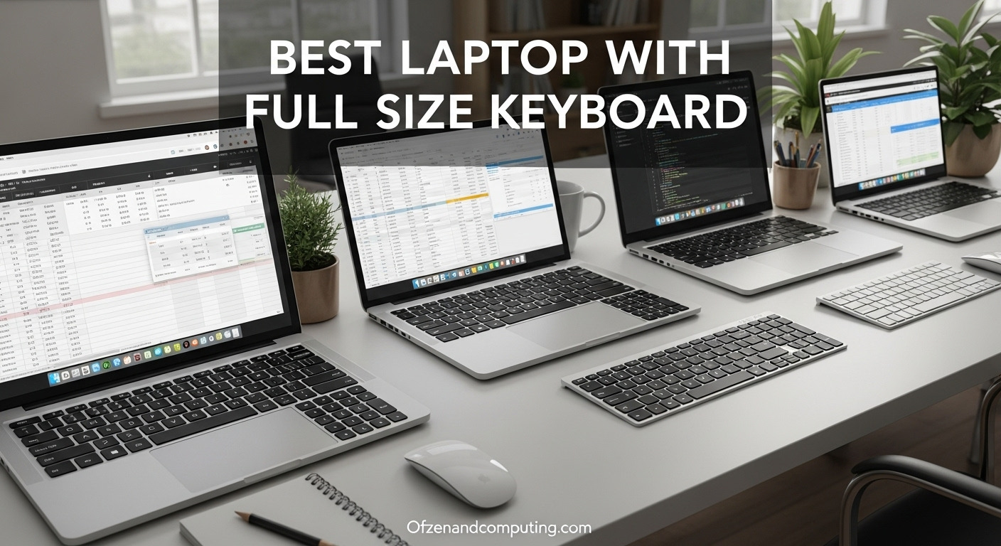 Best Laptops with Full Size Keyboard
