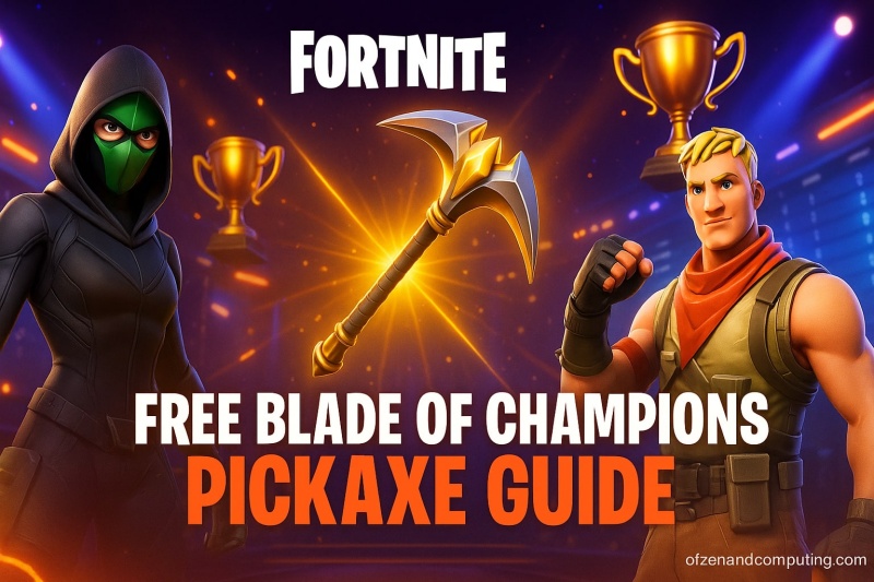 Blade of Champions Pickaxe Fortnite