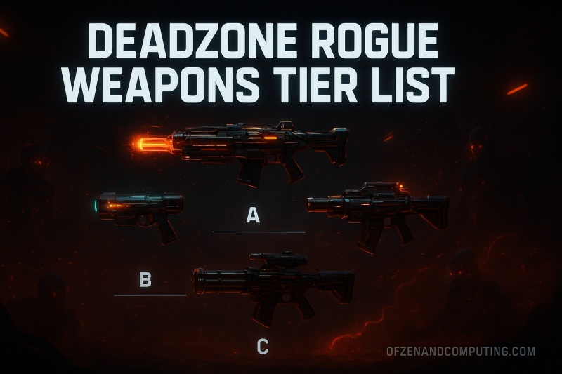Deadzone Rogue Weapons Tier List