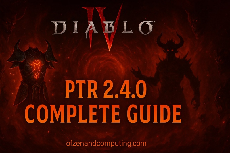 Diablo 4 PTR
