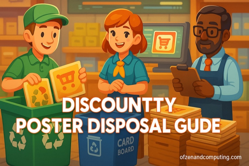 Discounty Poster Disposal Guide