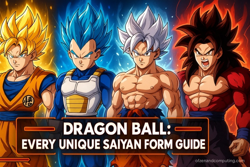 Dragon Ball Saiyan Transformations