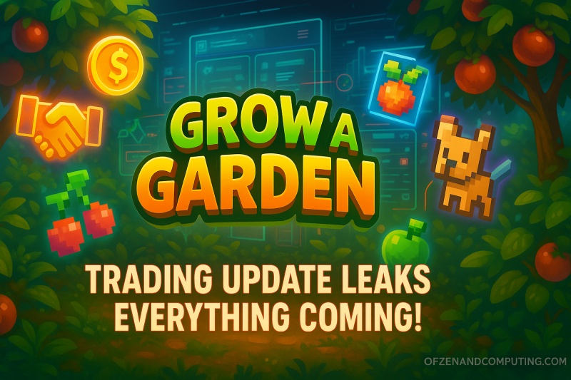 Grow a Garden Trading & Cooking Update leaks