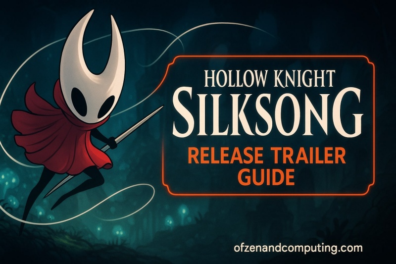 Hollow Knight Silksong Release Trailer