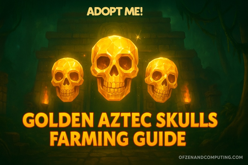 How to Farm Golden Aztec Skulls Fast in Adopt Me