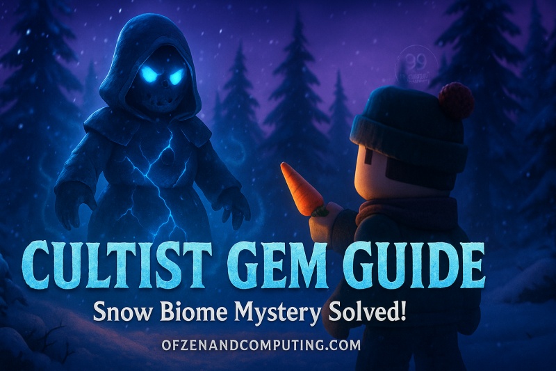 How to Get Cultist Gem in 99 Nights in the Forest Snow Biome